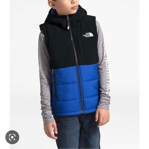 EUC The North Face Boys’ L 14/16 Balanced Rock Vest with Hood